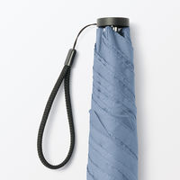 無印良品 晴雨兼用 軽量 折りたたみ傘 親骨の長さ５０ｃｍ スモーキーブルー 良品計画