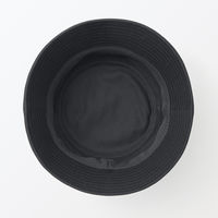 無印良品 ＵＶカットコットンツイル バケットハット ５６．５～５９ｃｍ 黒 良品計画