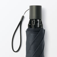 無印良品 晴雨兼用 ２通りにたためる 折りたたみ傘 親骨の長さ５５ｃｍ 黒 良品計画