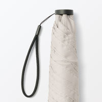 無印良品 晴雨兼用 軽量 折りたたみ傘 親骨の長さ５０ｃｍ アイボリー 良品計画