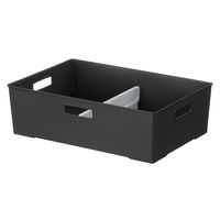 インナーボックス/ワイド浅型 ダークグレー　幅385×奥行263×高さ115mm １セット（1個×40） オリジナル