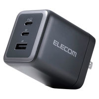 エレコム USB充電器 タイプC PD 100W USBーC×2 A×1 パソコン充電 黒 EC-AC104100BK 1個（直送品）
