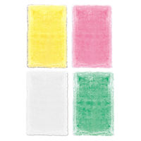 ふしぎクロス 水だけで汚れが落ちる 1パック（4色組）アズマ工業