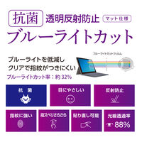 ナカバヤシ Surface Pro 12インチ ディスプレイ保護フィルム 反射防止ブルーライ TBF-SFP25FLGBC 1枚