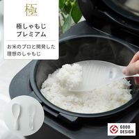 極しゃもじ プレミアム 小 クリア K744CL 1本 くっつきにくい すくいやすい 食洗機対応 マーナ（marna）