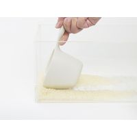 極 お米計量カップ ホワイト K694W 1個 目盛り付き すくいやすい 食洗機対応 マーナ（marna）