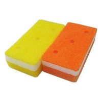 オーエ キッチンスポンジ 泡キュット ソフトスポンジ 2個組 日本製 228168 5個