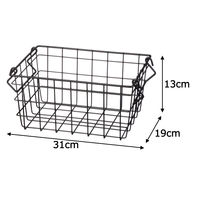 【収納バスケット】　ワイヤーバスケット　スリム　浅型　ERC-04　1個 オリジナル