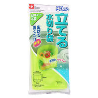 立てる水切り袋 広げて置くだけ 三角コーナー不要 30枚入 1セット（1袋（30枚入）×5）レック