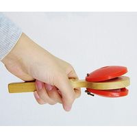 鈴木楽器製作所 柄つきカスタネット SC-101 1個 63-9661-29（直送品）