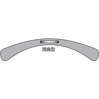 アズワン 木製ハンガー(ブナ材)湾曲型 ブラウン 幅42cm 67-6608-93 1本（直送品）