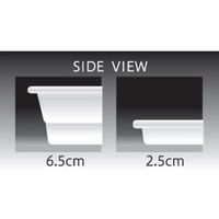 スギコ産業 バンケットディッシュ 1/2 6.5cm 67-6918-21 1個（直送品）