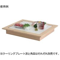 スギコ産業 平長角皿1/2サイズ用 白涼(はくりょう) 67-8156-08 1個（直送品）