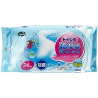 山崎産業 コンドル トイレ用流せるクリーナーシート 24枚入  1箱（1個×50）