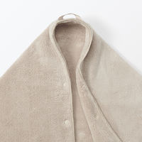 無印良品 マイクロファイバー スナップボタン付ペット用タオル 大 ７２×１０２ｃｍ ベージュ 良品計画