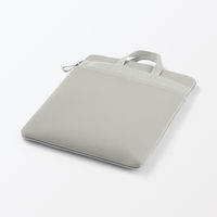 無印良品 ポリエステル 縦型クッションパソコンケース １４型用 グレー 良品計画