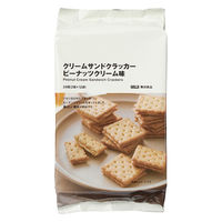 無印良品 大袋 クリームサンドクラッカー ピーナッツクリーム味 1セット（1袋（24個（2個×12袋入））×2） 良品計画