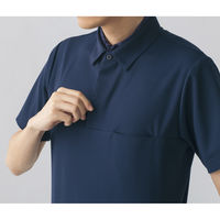 セロリー スタンドカラーポロシャツ(ユニセックス) SS ブラック 37261-5 1枚（直送品）