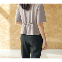 セロリー オーバーブラウス 17号 ブラック 51630-17 1枚（直送品）