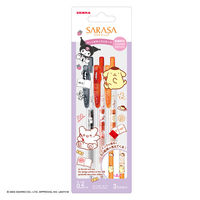 ゼブラ サラサクリップ 0.5mm 限定 サンリオ 3色セットA JJ29-SR1-3CA 1セット（1パック×10）