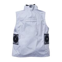 昭和商会 COOLFIX PLT2 エアー ベスト [服地のみ] シルバー L WR-N25-02SG-L 1着（直送品）