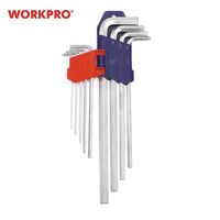 WORKPRO ワークプロ 9本組 ロング六角レンチセット WP222005 1セット（直送品）