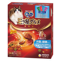 銀のスプーン 三ツ星グルメ 香るお魚仕立て お腹の健康ケア 4種のアソート 国産 200g（20g×10袋）3個 ユニ・チャーム キャットフード