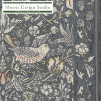 川島織物セルコン モリスデザインスタジオ イチゴドロボウ 玄関マット 600×900mm ダークグレー FH1709_15DGR 1枚（直送品）