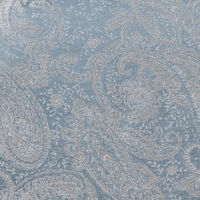 川島織物セルコン ペイズリー シートクッション 幅450×奥行430×高さ50mm ブルー LN1363_98B 1枚（直送品）