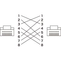 サンワサプライ RJ-45クロス変換キット(カテゴリ6A) ADT-EX-CRS6A 1個