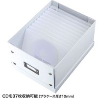 サンワサプライ 組み立て式DVD BOX（ホワイト） FCD-MT4WN 1個（直送品）