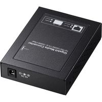 サンワサプライ 光メディアコンバータ(ギガビット、シングルモード) LAN-EC212RL10 1個（直送品）