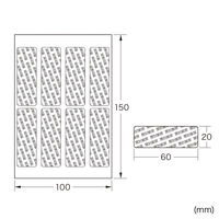 サンワサプライ 糊残し無し開封厳禁シール(8面付) 透明 LB-SL10 1個（直送品）