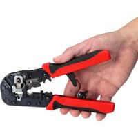 サンワサプライ かしめ工具(ラチェット付き) LAN-TL18 1個