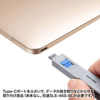 サンワサプライ SLE-46S-BL取付け部品（eセキュリティ/5個入り） SLE-46SBLOP 1個（直送品）