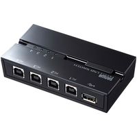 サンワサプライ 磁石付きUSB2.0手動切替器(4回路) SW-US24MG 1個