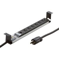 延長コード 電源タップ 3m 3P（ピン） 6個口 ブラック TAP-SVSL206-1U サンワサプライ 1個（直送品）