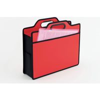 ライオン事務器 オフィスキャリングバック ビジカル A4ヨコ型 BK-353B白(ホワイト) 12904 1冊