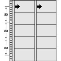 ライオン事務器 名刺ポケット A4 30穴 MP-20 16008 1セット(30枚:10枚×3冊)