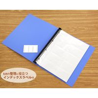 ライオン事務器 名刺ホルダー A4S 適正収容枚数300枚 MH-300R 青(ブルー) 16048 1冊（直送品）