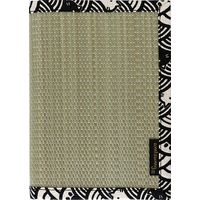 シンメ い草のブックカバー 文庫サイズ しおり紐付き[生成/青海波ネコ] A01-10-00402 1セット(1個×2)