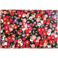 シンメ い草のブックカバー 文庫サイズ しおり紐付き[黒/つばき] A01-14-00002 1セット(2個)（直送品）