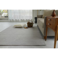 スミノエ コンシェルジュ エコロア100 防炎 ラグ ECR103 2000×2500mm グレー 1枚（直送品）