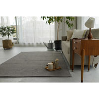 スミノエ コンシェルジュ エコロア100 防炎 ラグ ECR106 2500×3000mm ダークグレー 1枚（直送品）