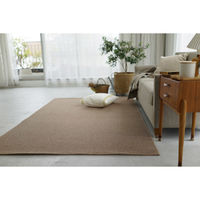 スミノエ コンシェルジュ ウールスコット プレーン 防炎 ラグ ウールスコット WS105 3500×5000mm キャメル 1枚（直送品）