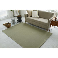 スミノエ コンシェルジュ ウールスコット プレーン 防炎 ラグ ウールスコット WS108 3000×3500mm グリーン 1枚（直送品）