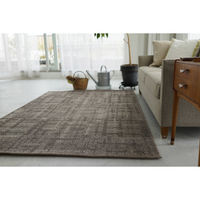 スミノエ コンシェルジュ ウールスコット グレン 防炎 ラグ WS401 1000×1400mm ブラウン 1枚（直送品）