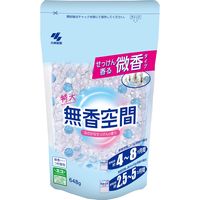 無香空間 特大 ほのかなせっけん 詰め替え用 消臭ビーズ 消臭剤 648g 1セット（1個×12） 玄関・部屋・トイレ用 小林製薬