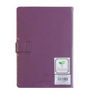 アイ・エス ベルト付ハードカバーノート Lサイズ [ダークパープル] BHN-1420DM-120 1冊（直送品）