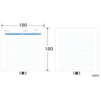 サンワサプライ プラケース用インデックスカード・薄手（罫線入） JP-IND13-100 1冊（直送品）